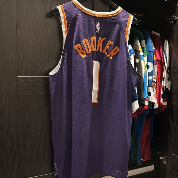 Devin Booker Phoenix Suns Nike Authentic Jersey - Association Edition - Purple - Picture 5 of 7